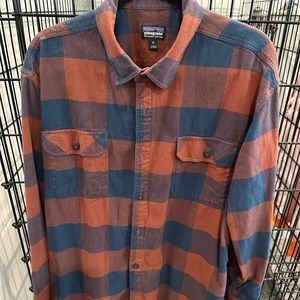 Men’s flannel shirt, Patagonia brand